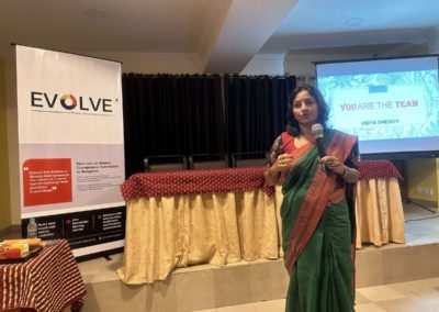 “You are the Team. Connect – Commit-Collaborate.” Guest speaker Ms. Vidya Shenoy , Certified POSH trainer