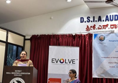 “Financial Planning for women entrepreneurs” by Guest Speaker CA Shubha Ganesh was a Knowledge Forum in association with DSIA Women’s Wing, Mangalore and facilitated by FKCCI, Bengaluru